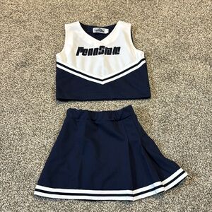Kids Penn State cheerleading outfit